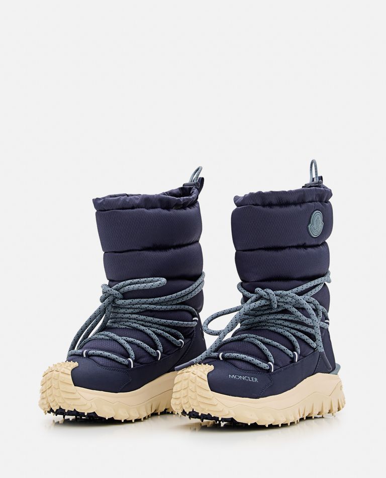 Shop Moncler Trailgrip Apres High Gtx Snow Boots In Blue