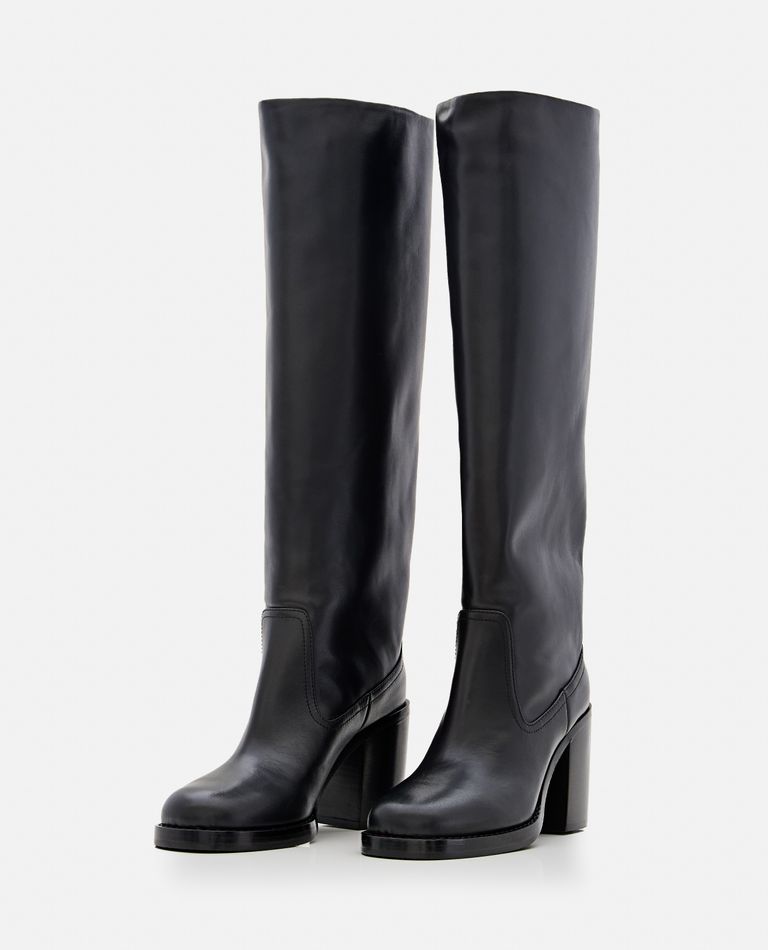 Shop Paris Texas Alexandra Leather Boot In Black