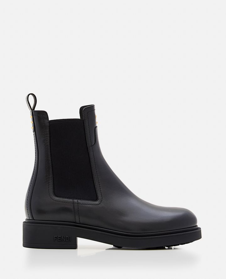 Fendi - FLAT LEATHER BOOTS_1