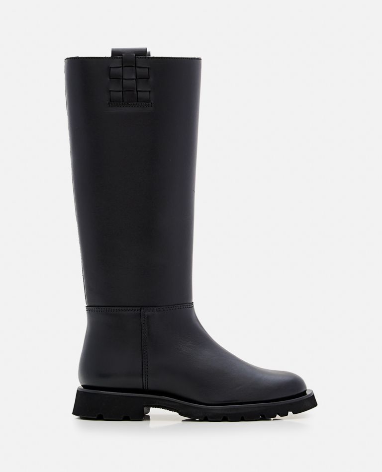 Hereu Anella High Leather Boot In Black