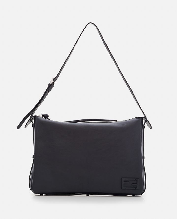 Fendi - LARGE SIMPLY FENDI LEATHER SHOULDER BAG_1