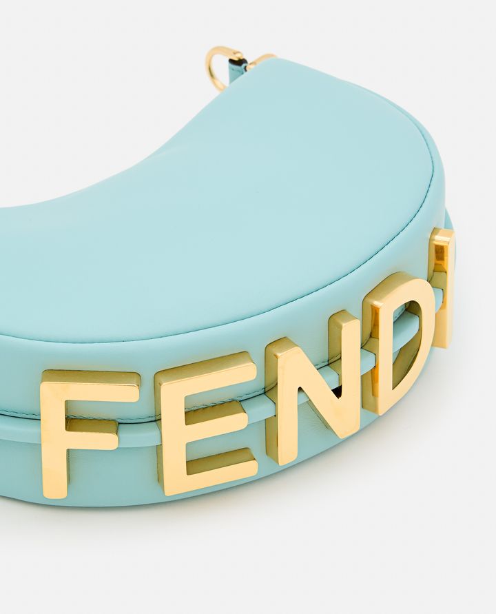 Fendi - MINI FENDIGRAM BORSA IN PELLE_5