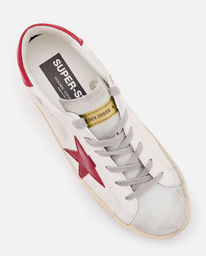 Golden Goose - SUPER STAR LEATHER SNEAKERS_4