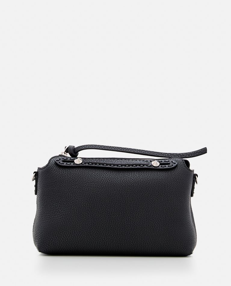 Shop Fendi By The Way Soft Leather Handbag In Black