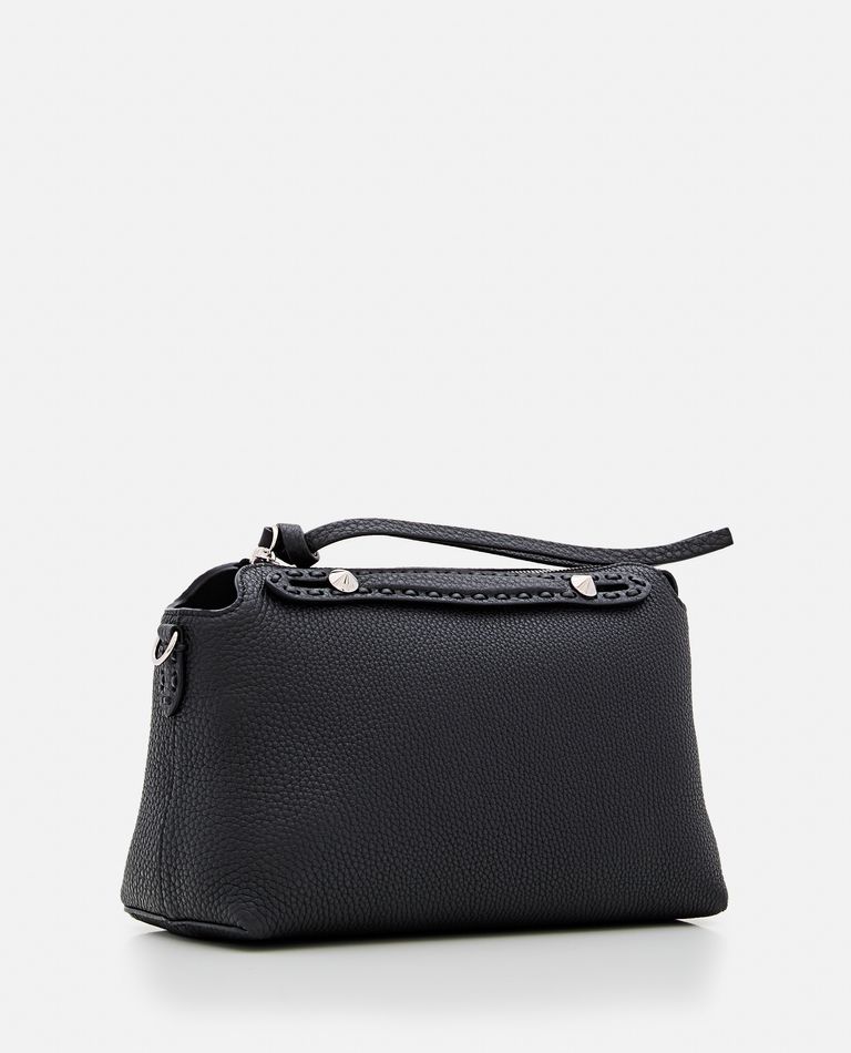 Shop Fendi By The Way Soft Leather Handbag In Black