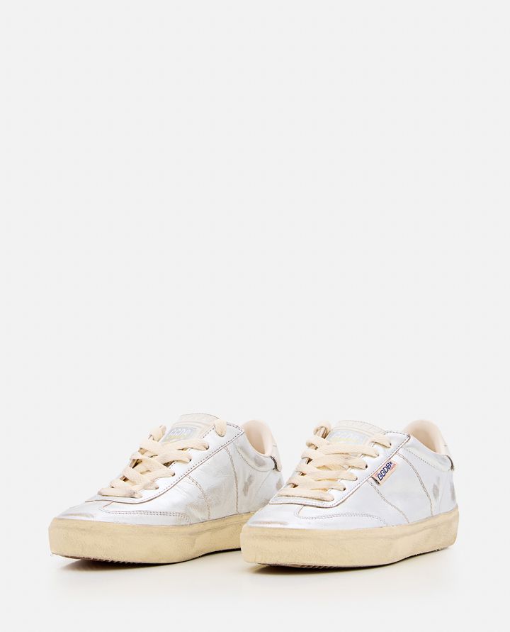 Golden Goose - SOUL-STAR LAMINATED LEATHER SNEAKERS_2