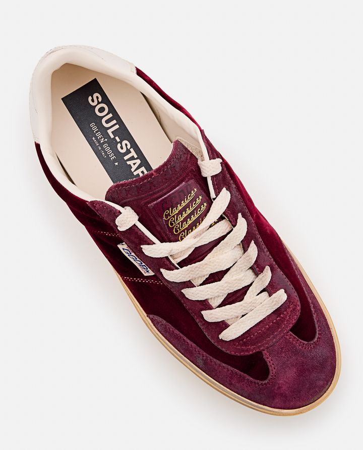 Golden Goose - SOUL-STAR VELVET SNEAKERS_4