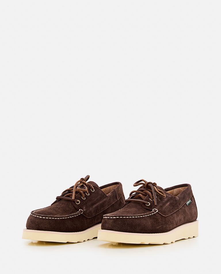 Shop Sebago Askookfield Suede Leather Loafers In Brown