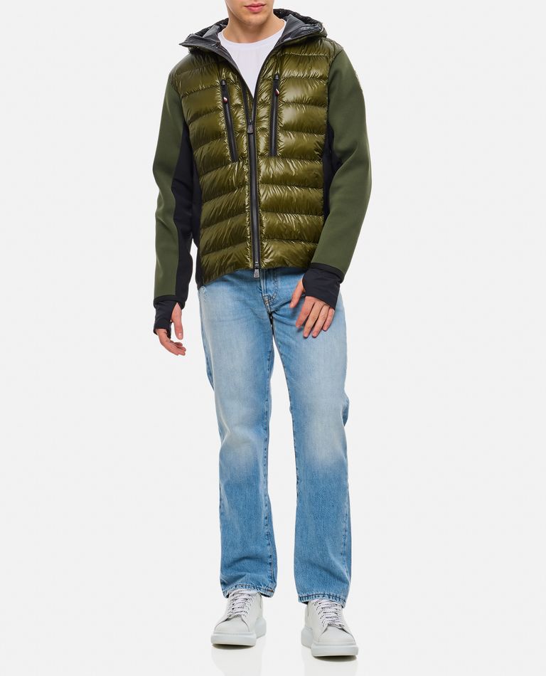 Shop Moncler Padded Jacket In Green