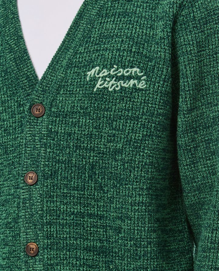 Maison Kitsuné - MAISON KITSUNE HANDWRITING COMFORT CARDIGAN_4