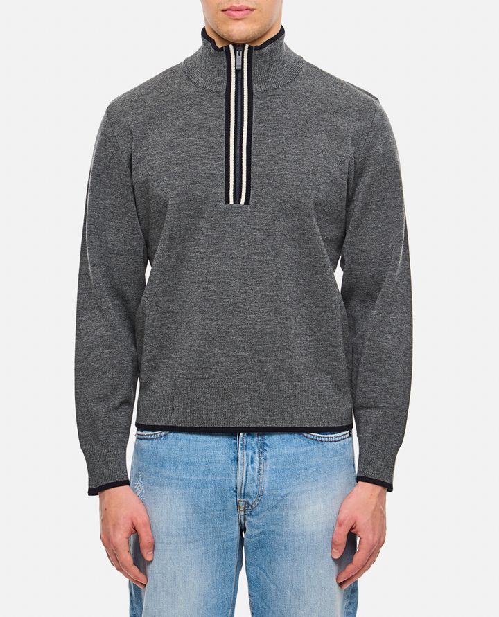 Thom Browne - MAGLIONE MEZZA ZIP_1