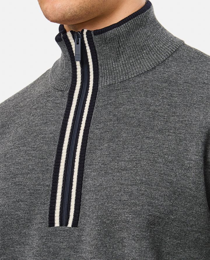 Thom Browne - MAGLIONE MEZZA ZIP_4