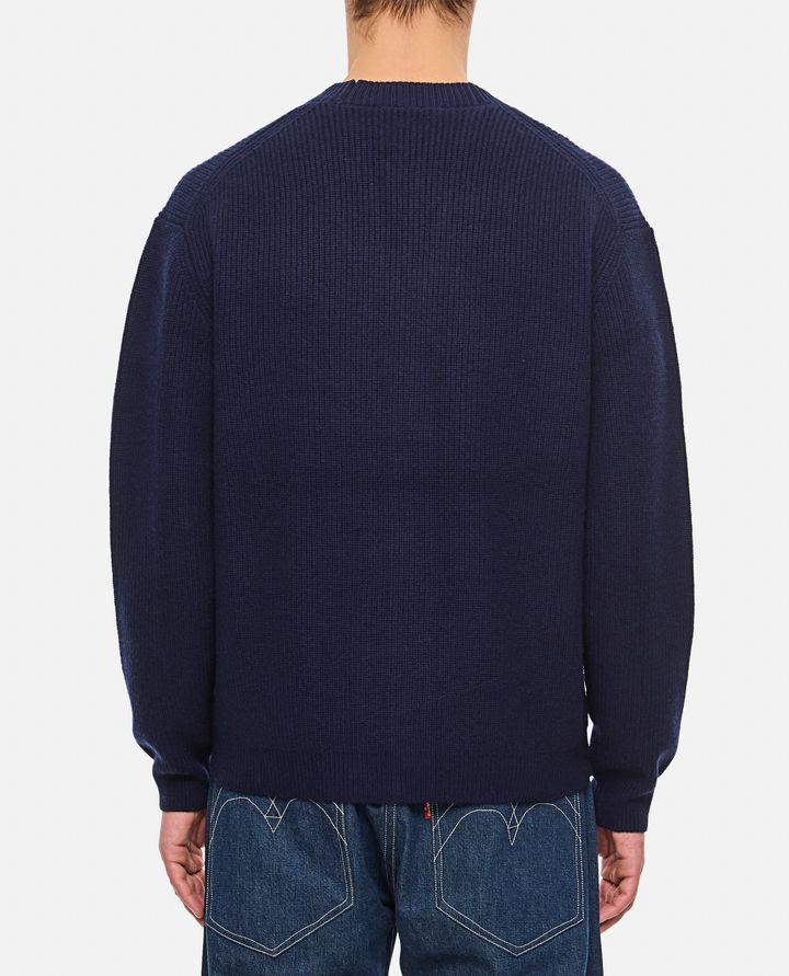 Maison Kitsuné - BOLD FOX HEAD PATCH COMFORT RIBBED CARDIGAN_3