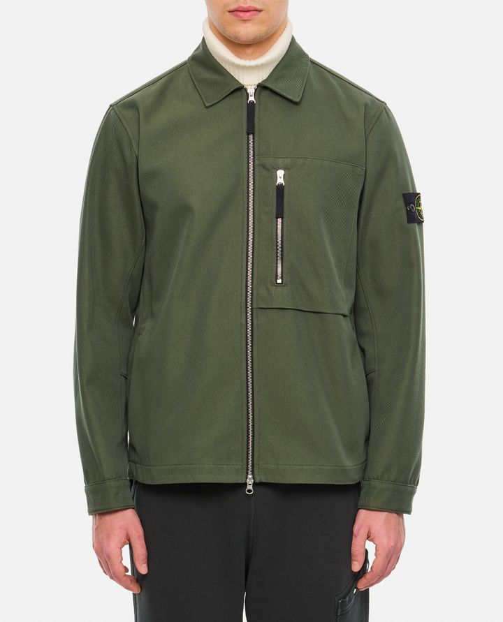 Stone Island - COTTON NYLON DRILL JACKET_1