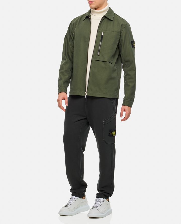 Stone Island - GIACCA IN DRILL DI COTONE NYLON_2