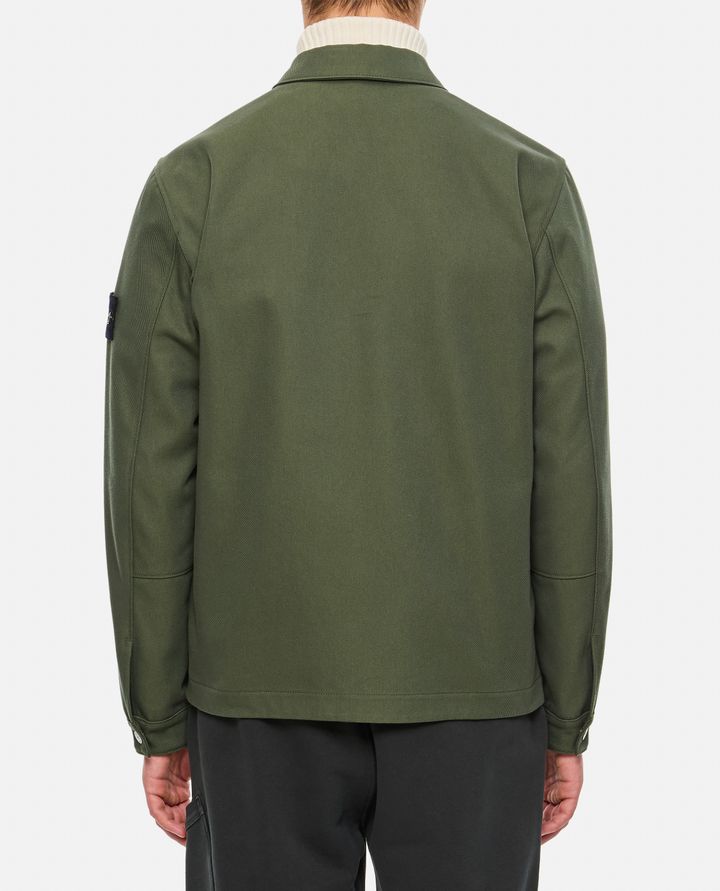 Stone Island - GIACCA IN DRILL DI COTONE NYLON_3