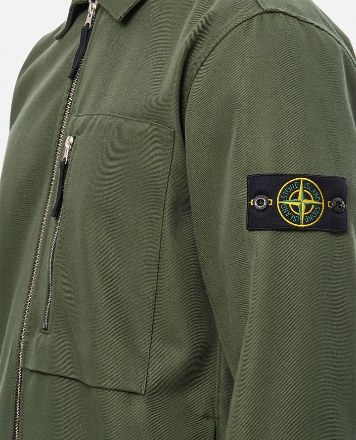 Stone Island - GIACCA IN DRILL DI COTONE NYLON_4