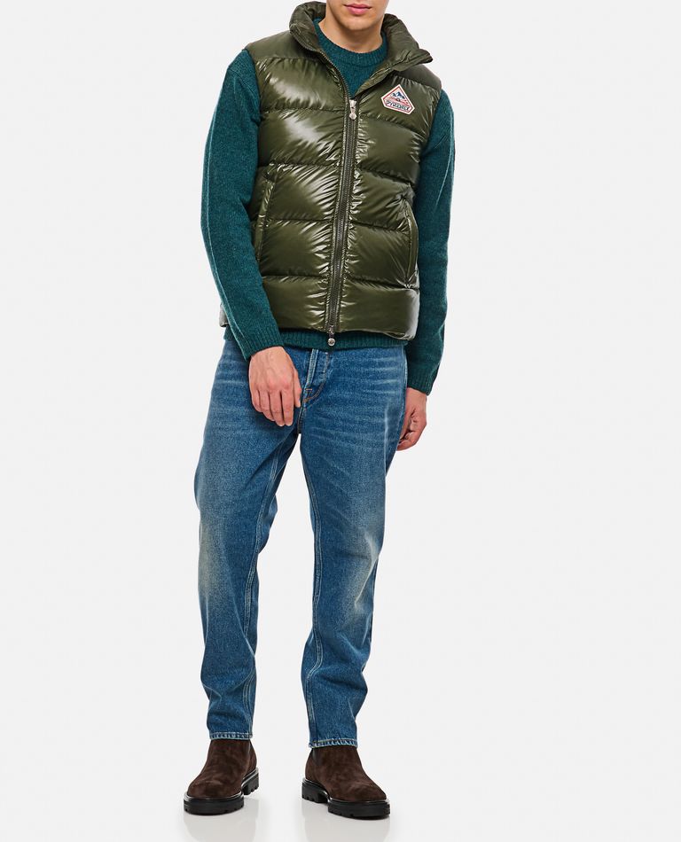 Shop Pyrenex John Shiny Vest In Green