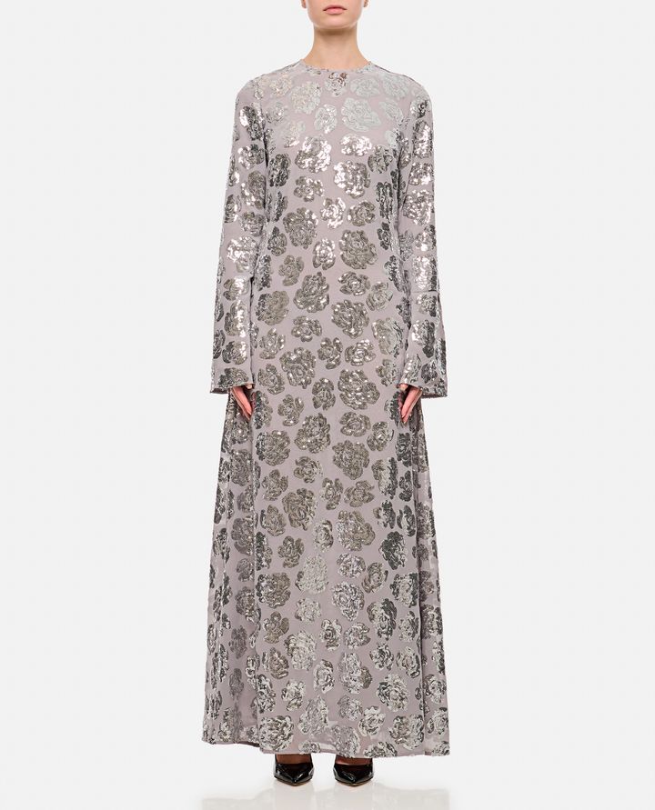 Rotate Birger Christensen - SEQUIN CHIFFON MAXI DRESS_1