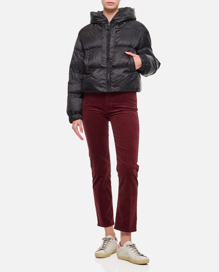 Max Mara The Cube - SEIE CROP ZIPPED HOODED DOWN JACKET_2