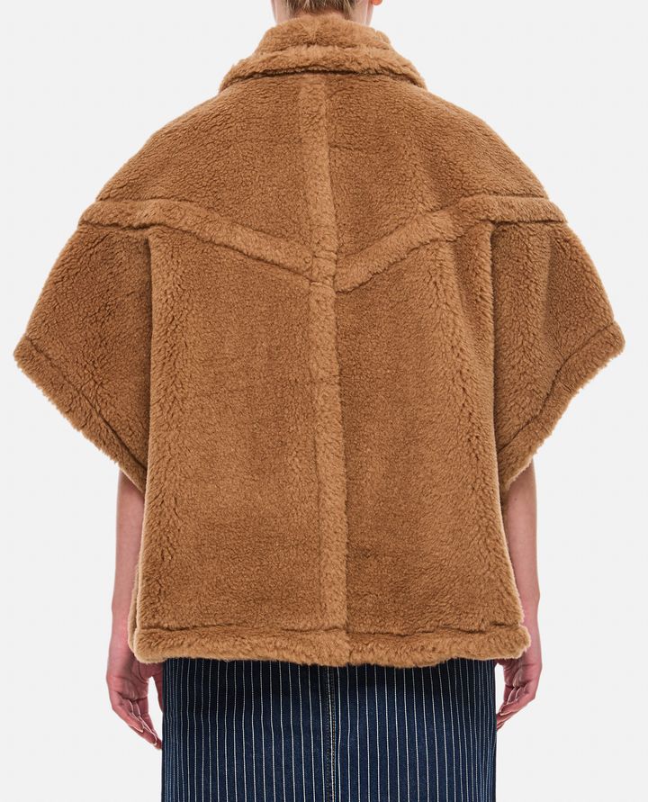 Max Mara - NEW RODANO BUCKLE DETAIL TEDDY CAPE_3