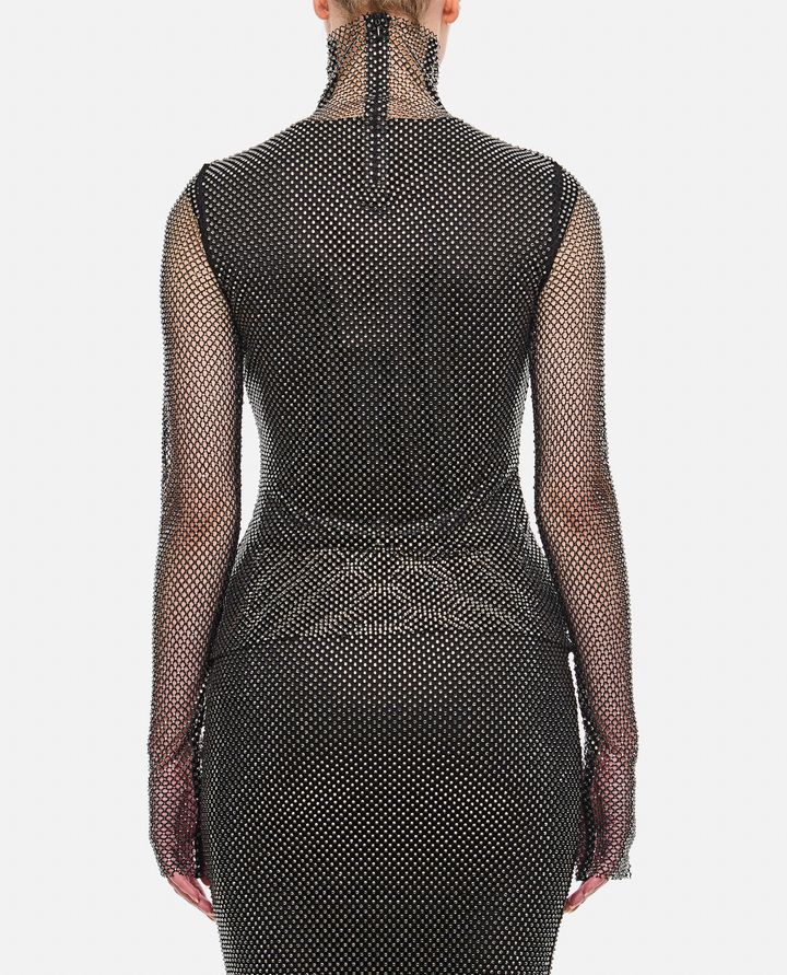 Sportmax - VALDAI LONG SLEEVE CRYSTAL TOP_3