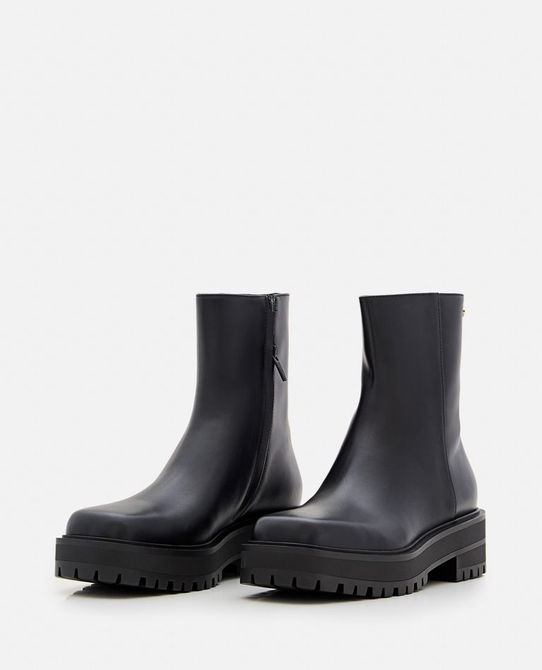 ブーツその他 GIANVITO ROSSI TURNER SMOOTH LEATHER COMBAT BOOTS Booties TURNER | Gianvito Rossi
