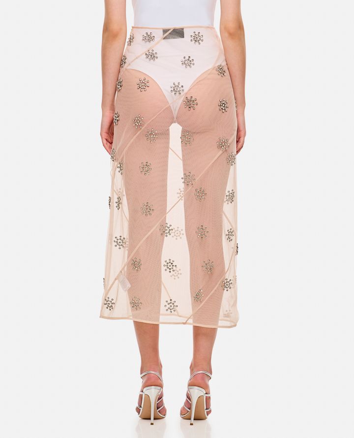 Simone Rocha - SHEER SPIRAL MIDI SKIRT W/ EMB_3