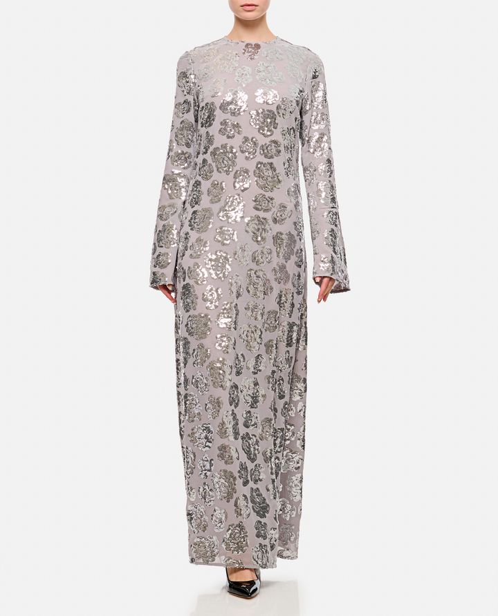 Rotate Birger Christensen - SEQUIN CHIFFON MAXI DRESS_2