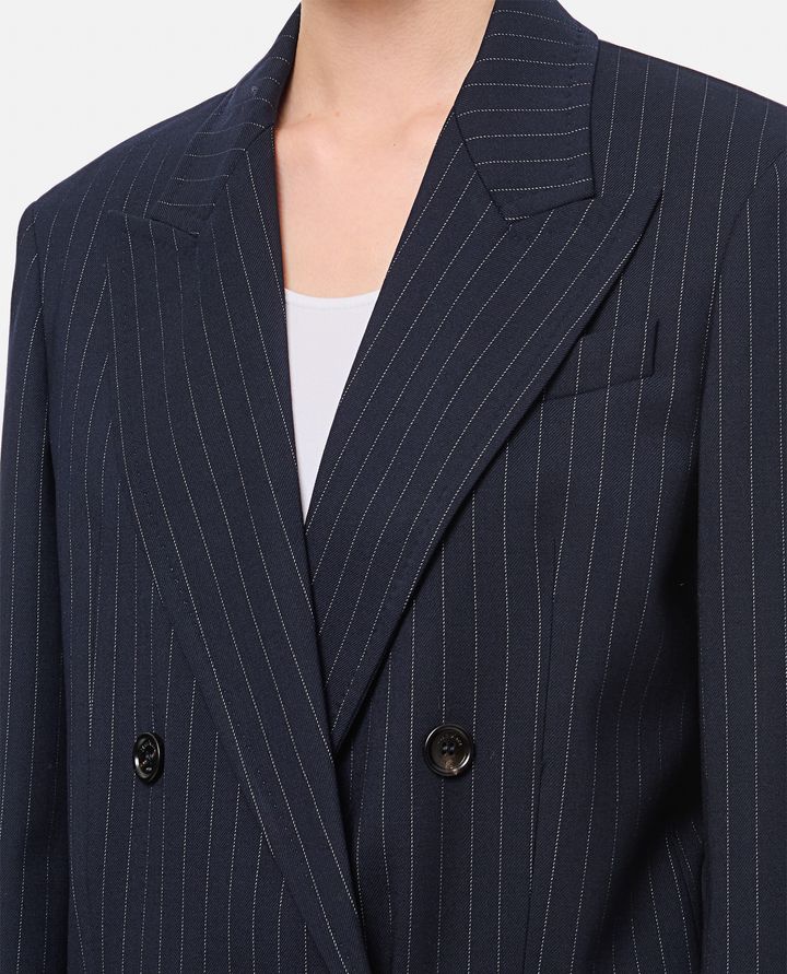 Max Mara - ALBANY DOUBLE BREASTED PINSTRIPES JACKET_4