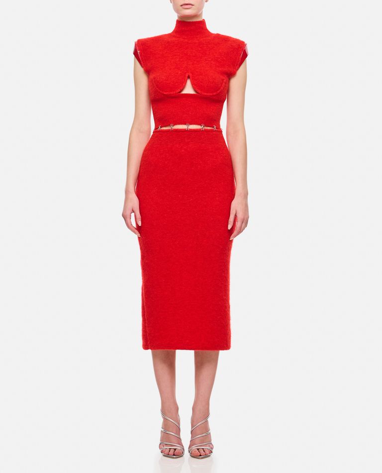 ワンピース SPORTMAX ALBINO CUT-OUT MOHAIR DRESS SportMax Albino Cut-out Mohair Dress | italist