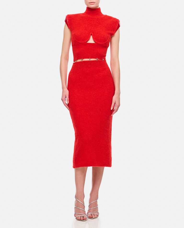 ワンピース SPORTMAX ALBINO CUT-OUT MOHAIR DRESS ALBINO CUT-OUT MOHAIR DRESS for Women - Sportmax | Biffi