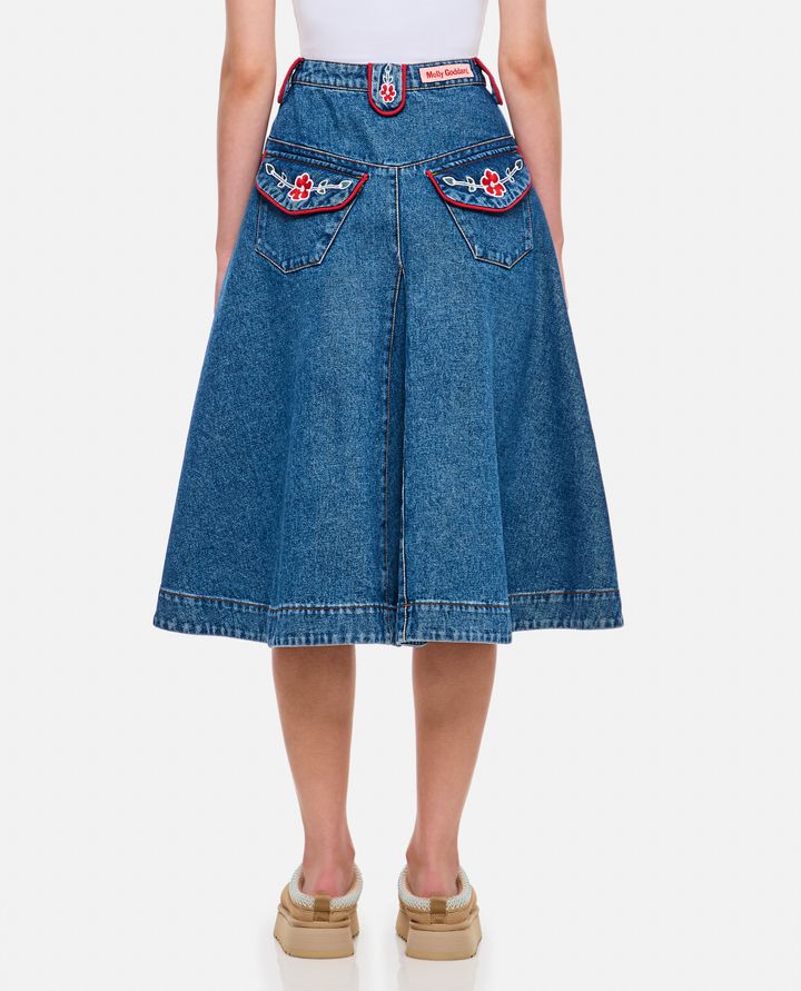 Molly Goddard - ABI DENIM MIID SKIRT_3