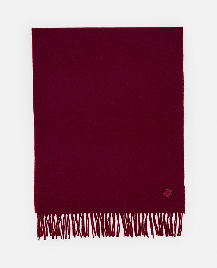 Maison Kitsuné - BOLD FOX HEAD DOUBLE FACE SCARF_1