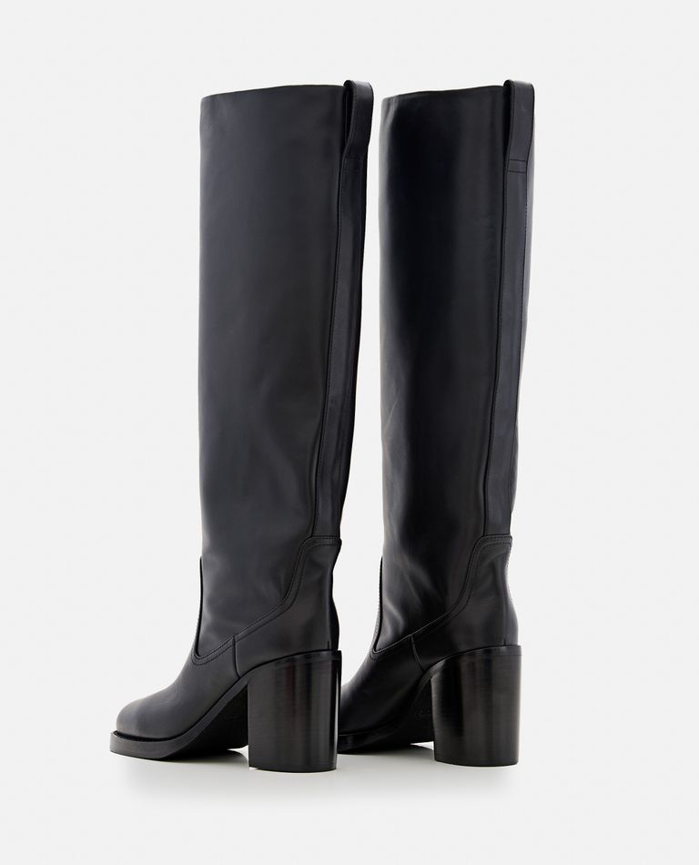 Boots in black leather - Paris Texas – Paris Texas US