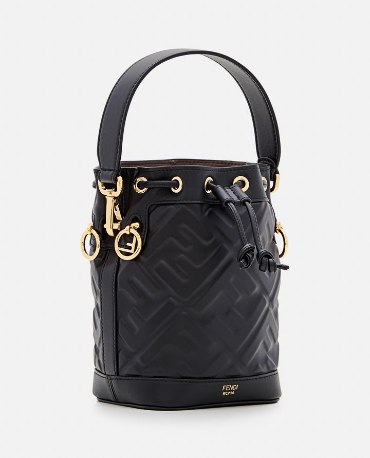 Fendi - MINI MON TRESOR EMBOSSED FF LEATHER BAG_2