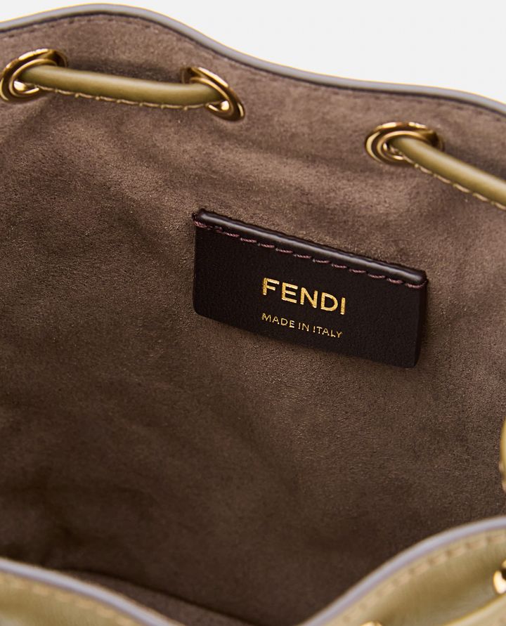 Fendi - MINI MON TRESOR EMBOSSED FF LEATHER BAG_3