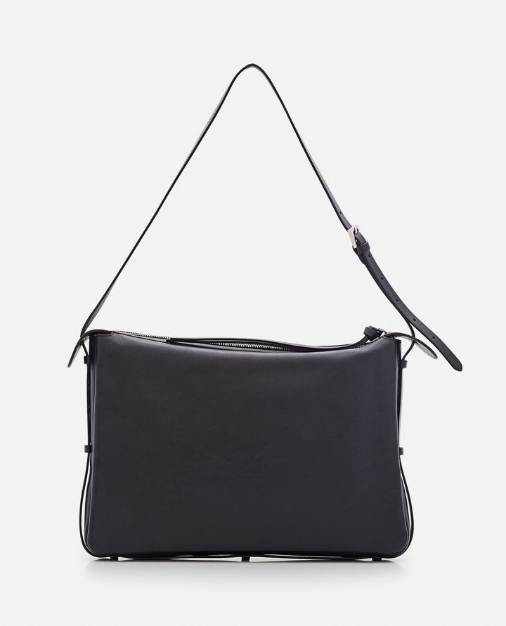 Fendi - LARGE SIMPLY FENDI LEATHER SHOULDER BAG_4