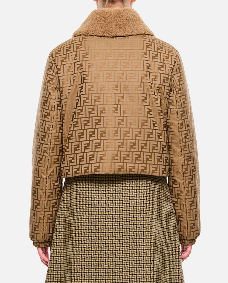 FRONT ZIPPED FF JACQUARD JACKET for Women - Fendi | Biffi FRONT ZIPPED FF JACQUARD JACKET for Women - Fendi | Biffi