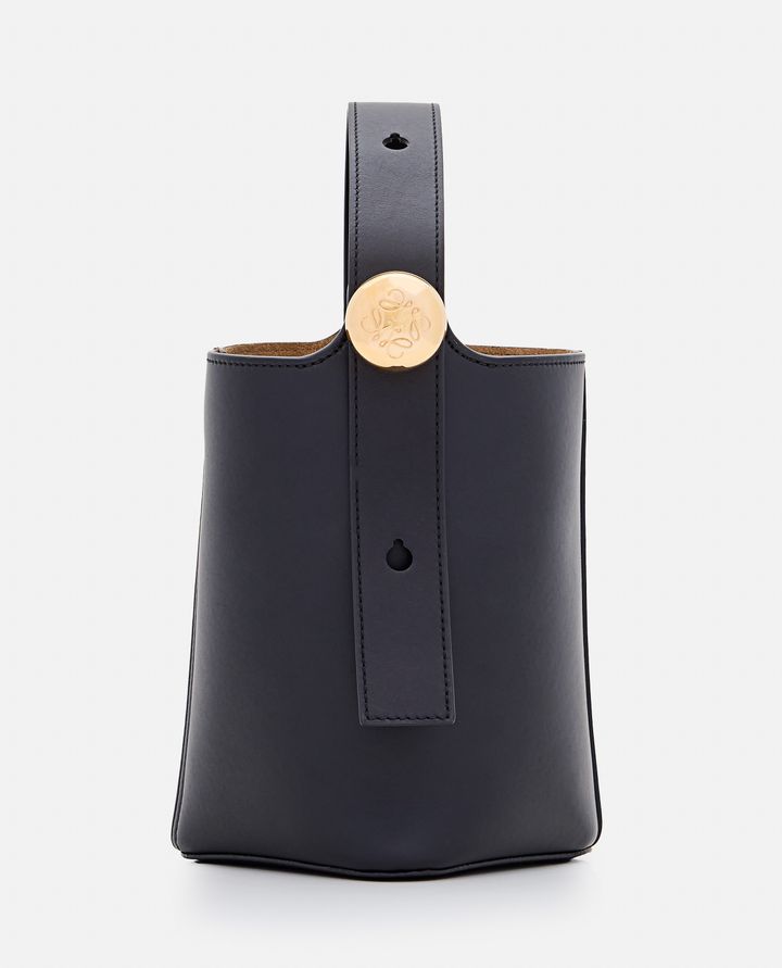 Loewe - MINI PEBBLE BUCKET LEATHER BAG_6