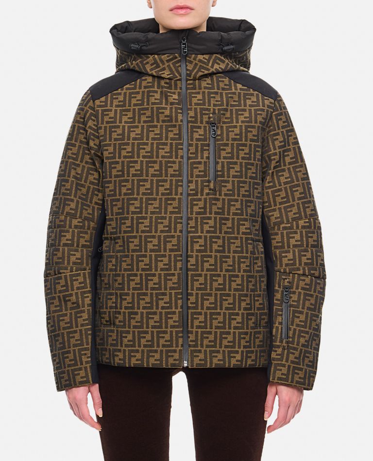 SKI CANVAS LOGO JACKET for Women - Fendi | Biffi