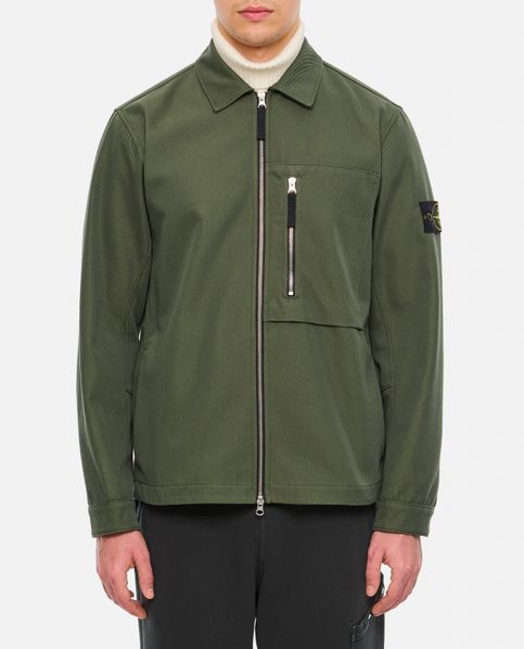 COTTON NYLON DRILL JACKET for Men Stone Island sale Biffi