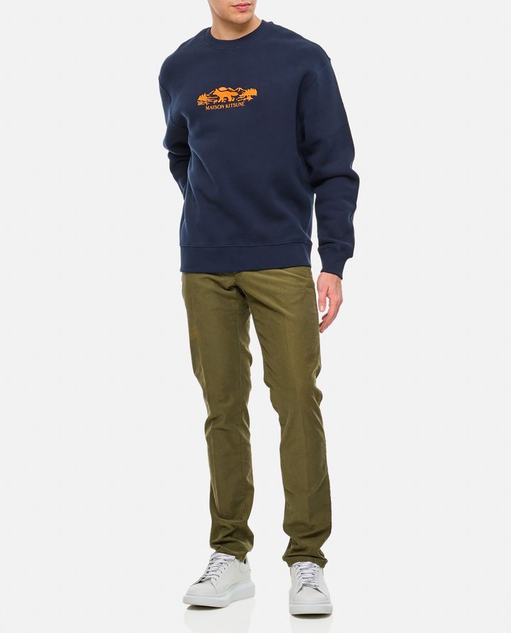 Maison Kitsuné - OUTDOOR PROFILE FOX COMFORT SWEATSHIRT_2