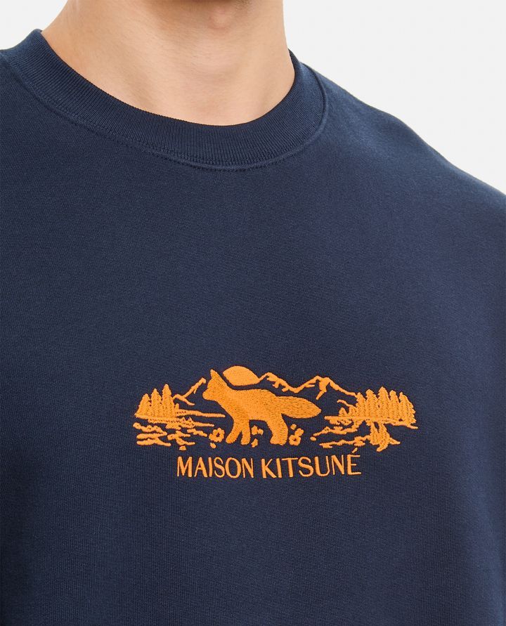 Maison Kitsuné - OUTDOOR PROFILE FOX COMFORT SWEATSHIRT_4