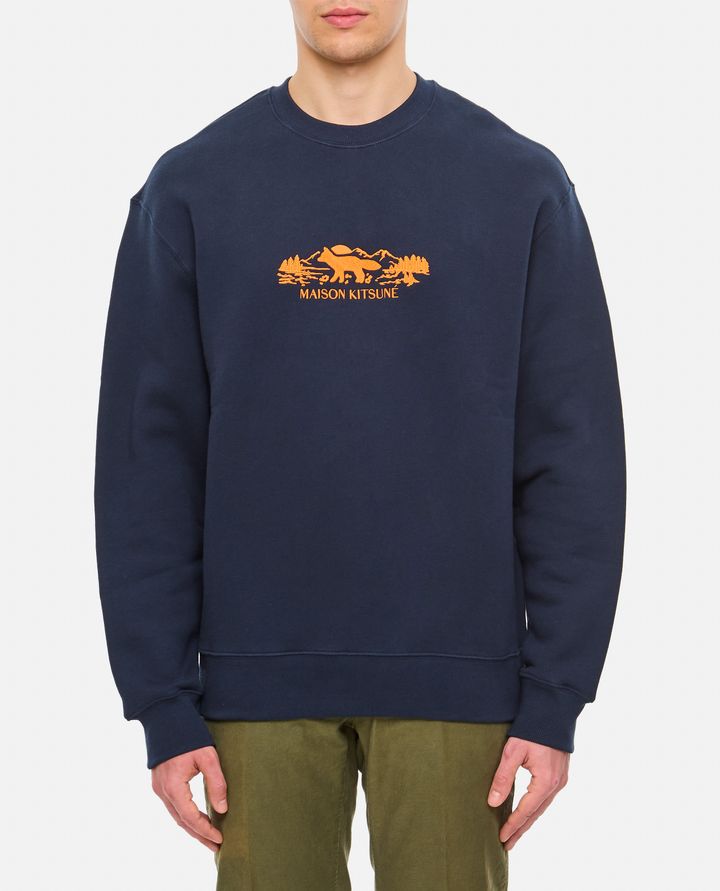 Maison Kitsuné - OUTDOOR PROFILE FOX COMFORT SWEATSHIRT_5