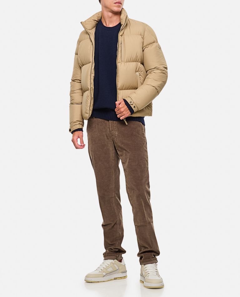 Shop Moncler Besbre Jacket In Beige