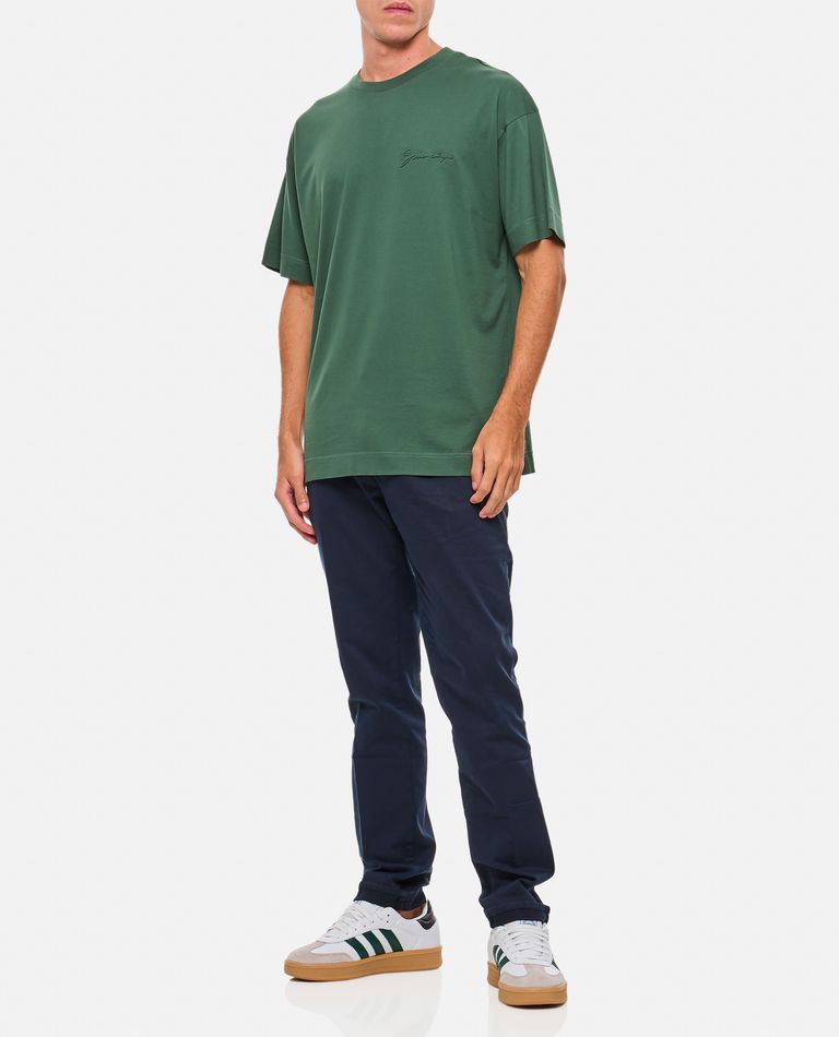 Shop Givenchy Cotton T-shirt In Green