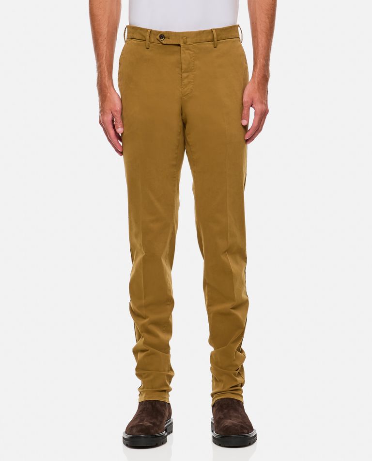 Pt01 Belt Loop Casual Pants In Beige