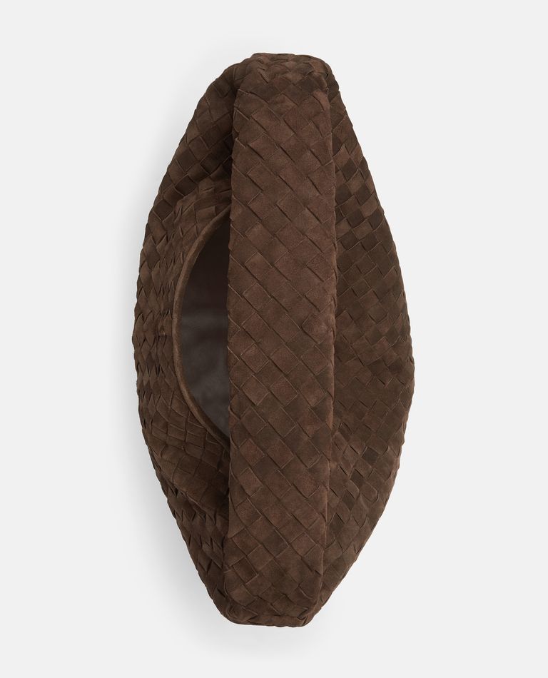 Shop Bottega Veneta Large Suede Hop Bag