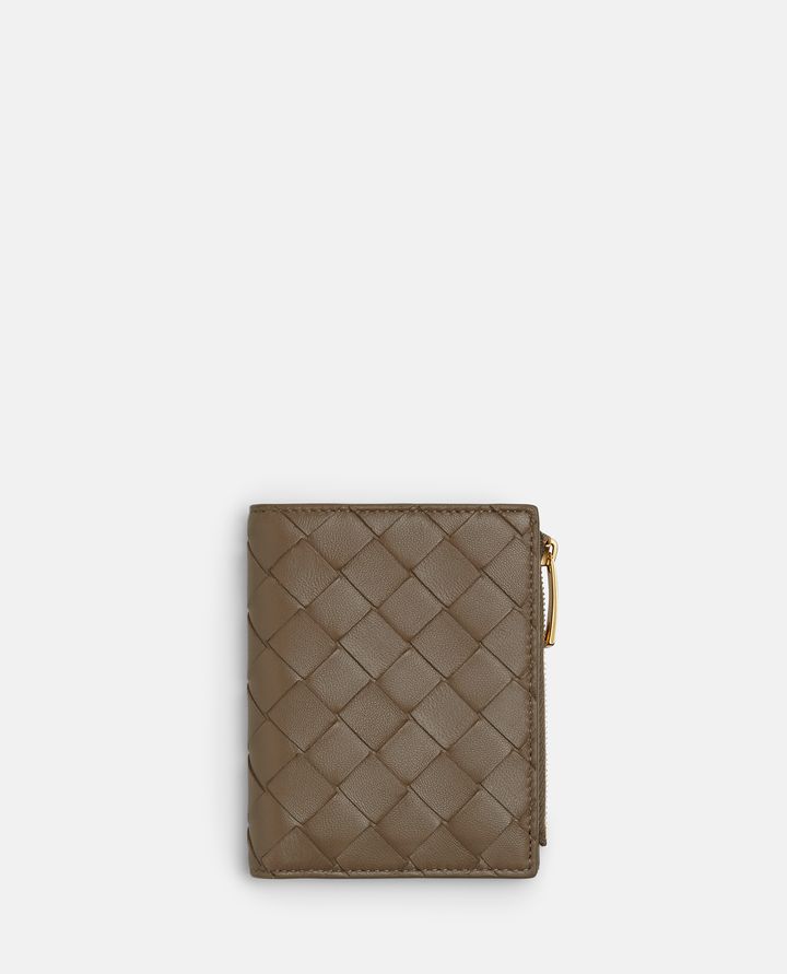 Bottega Veneta - SMALL BI-FOLD INTRECCIO WALLET_1